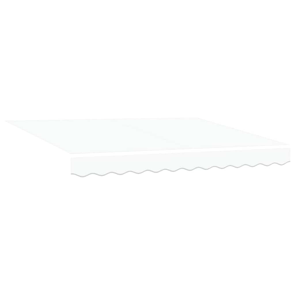 Vidaxl vervangingsdoek voor zonnescherm wit 330 x 245 cm polyester