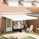 Vidaxl vervangingsdoek voor zonnescherm wit 430 x 295 cm polyester