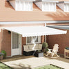 Vidaxl vervangingsdoek voor zonnescherm wit 430 x 345 cm polyester