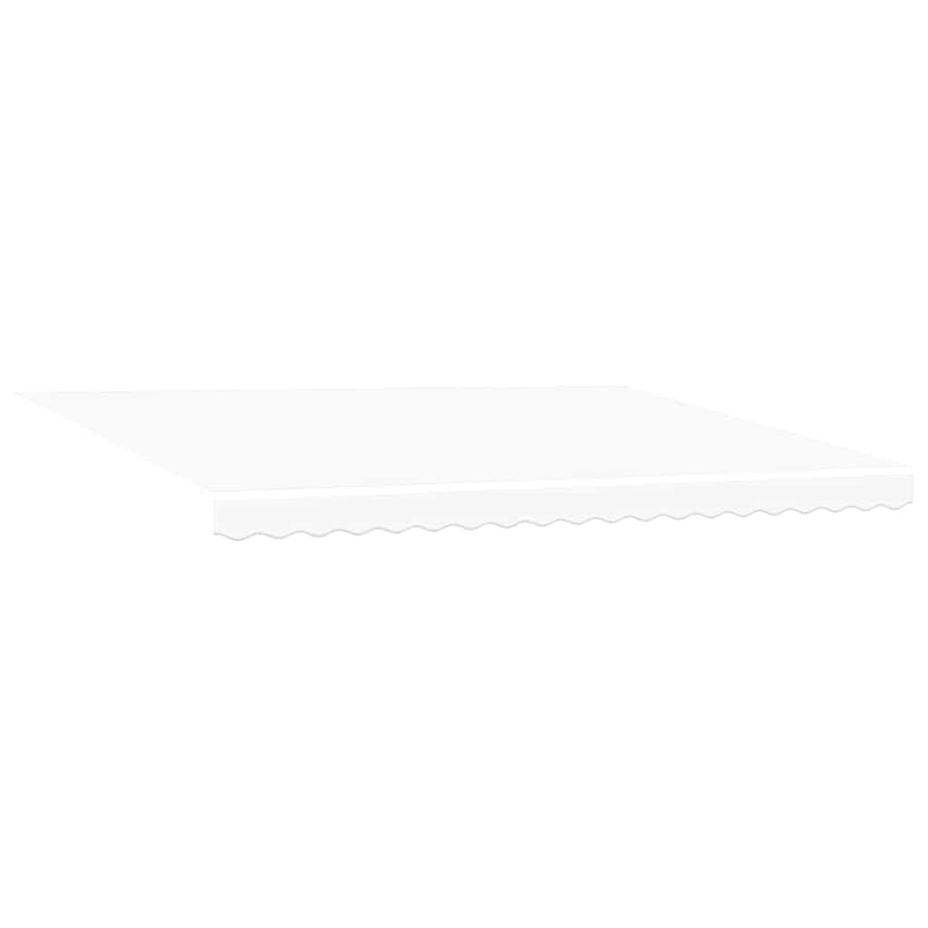 Vidaxl vervangingsdoek voor zonnescherm wit 430 x 345 cm polyester