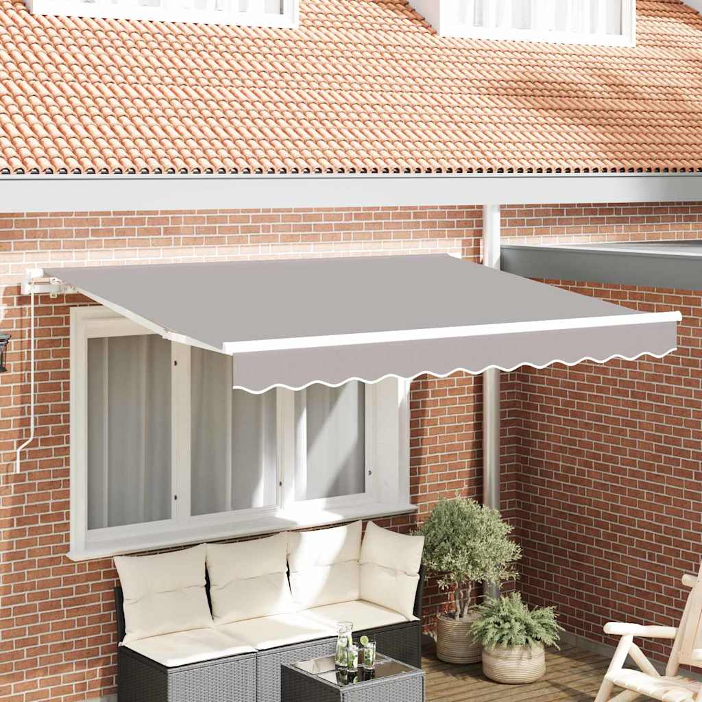 Vidaxx tela de repuesto para toldo gris claro 280 x 245 cm