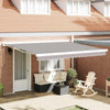 Vidaxx tela de repuesto para toldo gris claro 380 x 295 cm