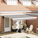 Vidaxx tela de repuesto para toldo gris claro 380 x 295 cm