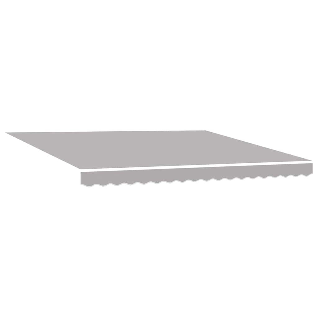 Vidaxx tela de repuesto para toldo gris claro 380 x 295 cm
