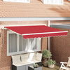 Vidaxx tela de repuesto para toldo rojo 330 x 245 cm poliéster