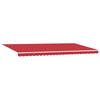 Vidaxx tela de repuesto para toldo rojo 580 x 295 cm poliéster