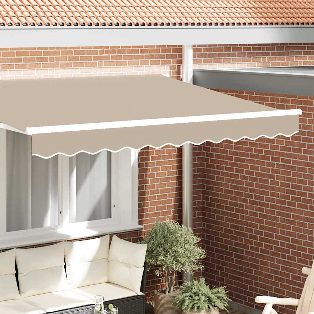 Vidaxl cenefa marquis beige 580 x 20 cm lona