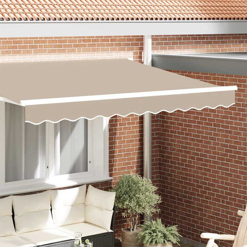 Mantovana marchese Vidaxl tela beige 580 x 20 cm
