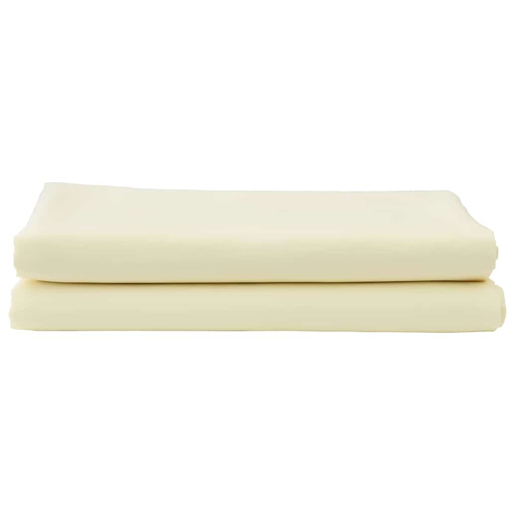 Vidaxl zonnescherm vervangingen crème 1000 x 160 cm polyester canvas