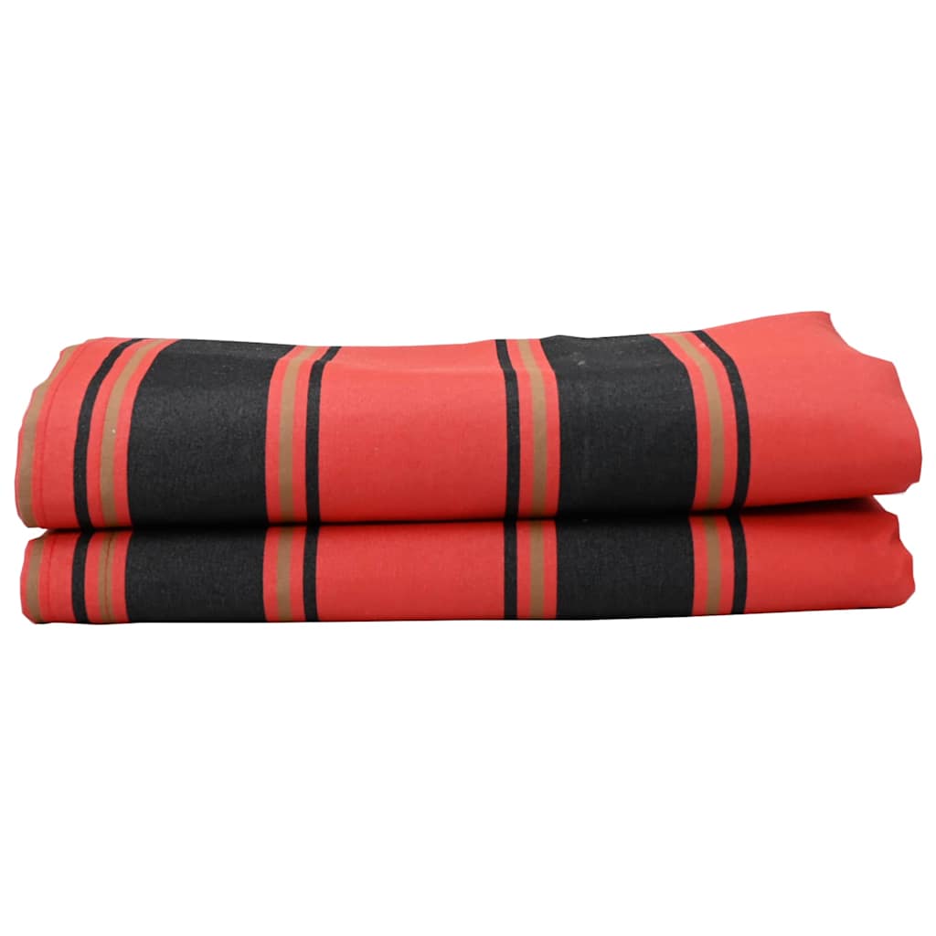Vidaxl parasole di ricambio arancione e nero 1000 x 160 cm