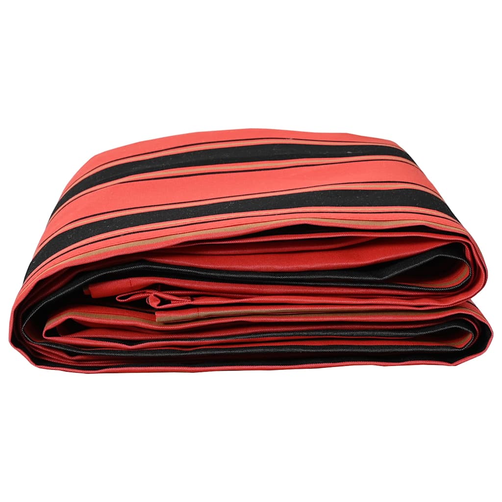 Vidaxl parasole di ricambio arancione e nero 1000 x 160 cm