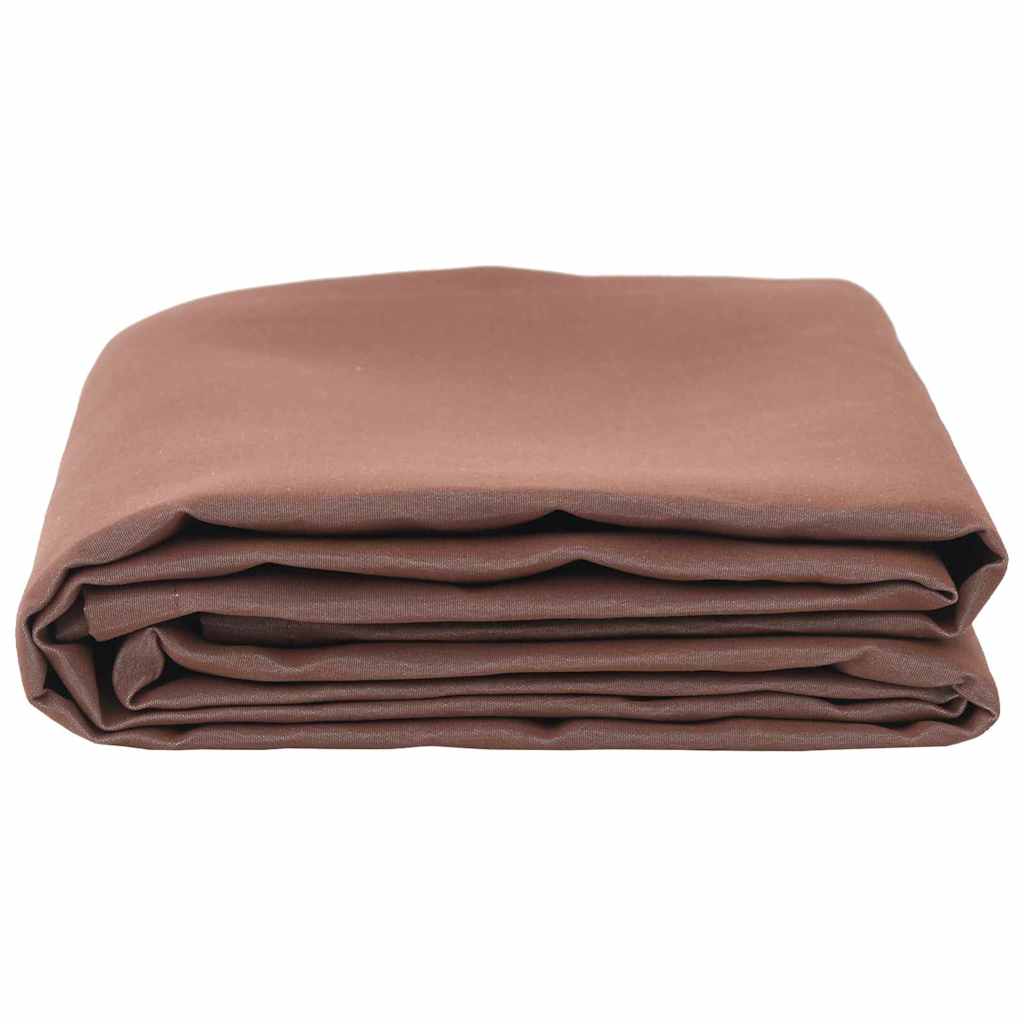 Vidaxl zonnescherm vervangingen bruin 1000 x 160 cm polyester canvas