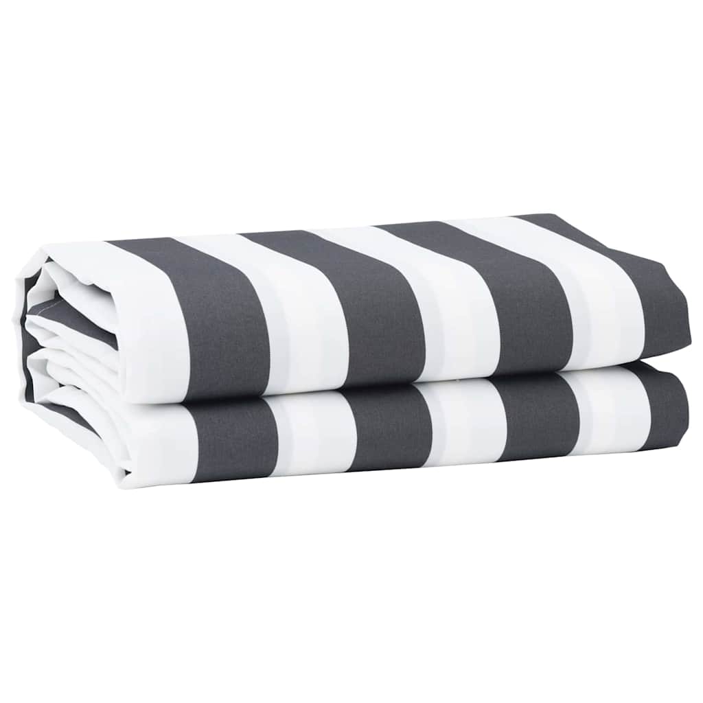 Vidaxl parasole di ricambio antracite e bianco 1000 x 160 cm