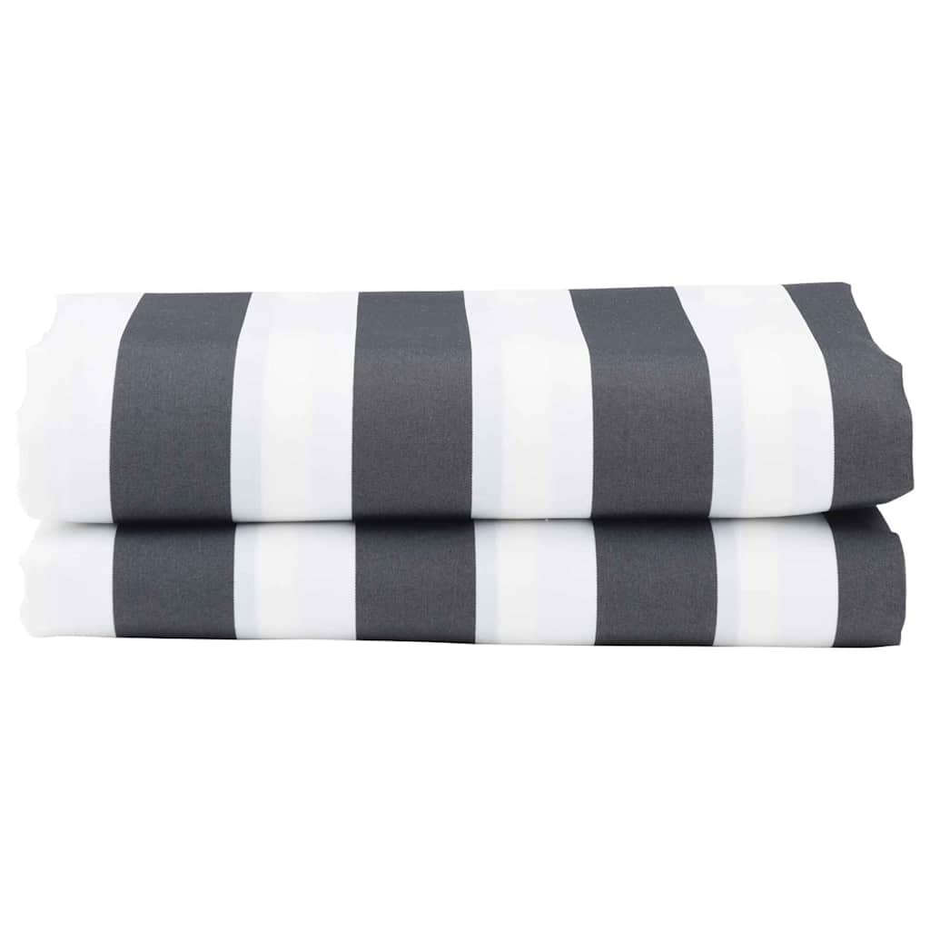 Vidaxl parasole di ricambio antracite e bianco 1000 x 160 cm