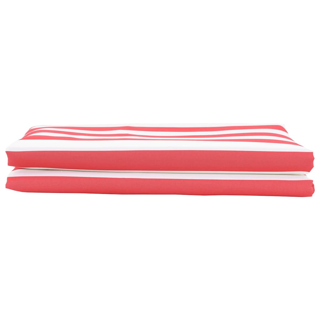 Vidaxl zonnescherm vervangingen rood en wit 1000 x 160 cm