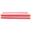 Vidaxl zonnescherm vervangingen rood en wit 1000 x 160 cm