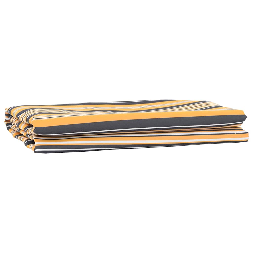 Vidaxl parasole di ricambio giallo e grigio 1000 x 160 cm