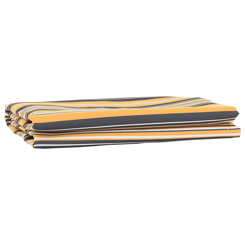 Vidaxl parasole di ricambio giallo e grigio 1000 x 160 cm