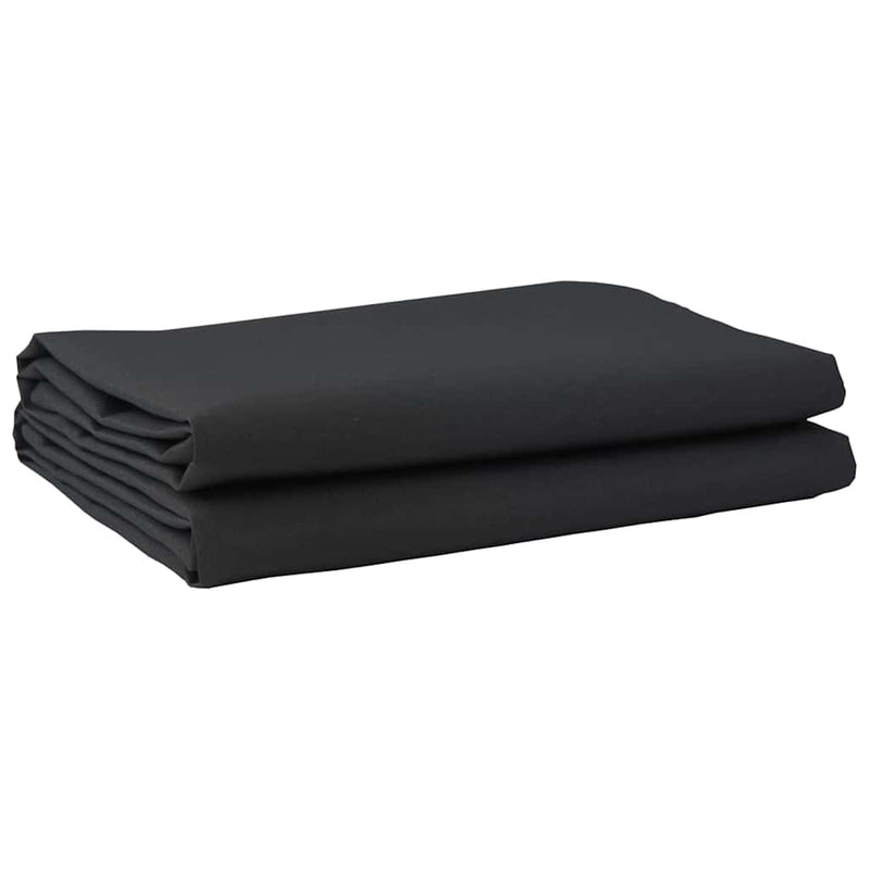 Vidaxl zonnescherm vervangingen zwart 1000 x 160 cm polyester canvas