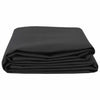 Vidaxl zonnescherm vervangingen zwart 1000 x 160 cm polyester canvas