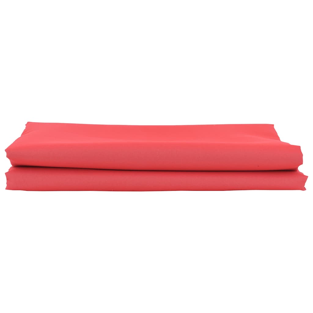 Vidaxl zonnescherm vervangingen rood 1000 x 160 cm polyester canvas