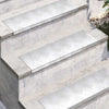 Vidaxx gradino rettangolare 10 pz argento 60 x 18 cm alluminio