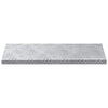 VidaXL peldaño de escalera rectangular 15 piezas plata 60 x 18 cm aluminio