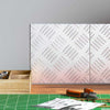 Vidaxxl gradino quadrato 2 pz argento 20 x 20 cm alluminio