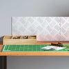 Vidaxx gradino rettangolare 2 pezzi argento 40 x 20 cm alluminio