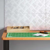 Vidaxxl peldaño de escalera rectangular 4 piezas plata 50 x 20 cm aluminio