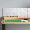 VidaXL peldaño de escalera rectangular 2 piezas plata 50 x 20 cm aluminio