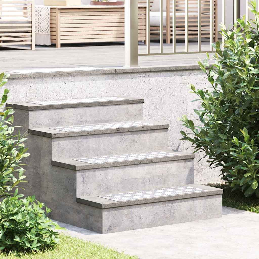 Vidaxx gradino rettangolare 2 pezzi argento 60 x 20 cm in alluminio