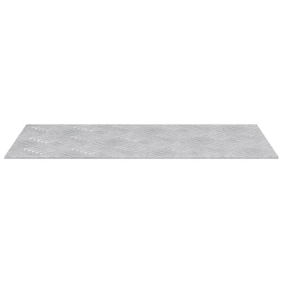 Vidaxl trap tread rechthoekig 2 pcs zilver 50 x 25 cm aluminium