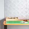 VidaXL gradino rettangolare 4 pezzi argento 50 x 25 cm in alluminio