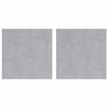 Vidaxxl gradino quadrato 2 pz argento 30 x 30 cm alluminio