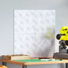 Vidaxxl gradino quadrato 4 pz argento 30 x 30 cm alluminio