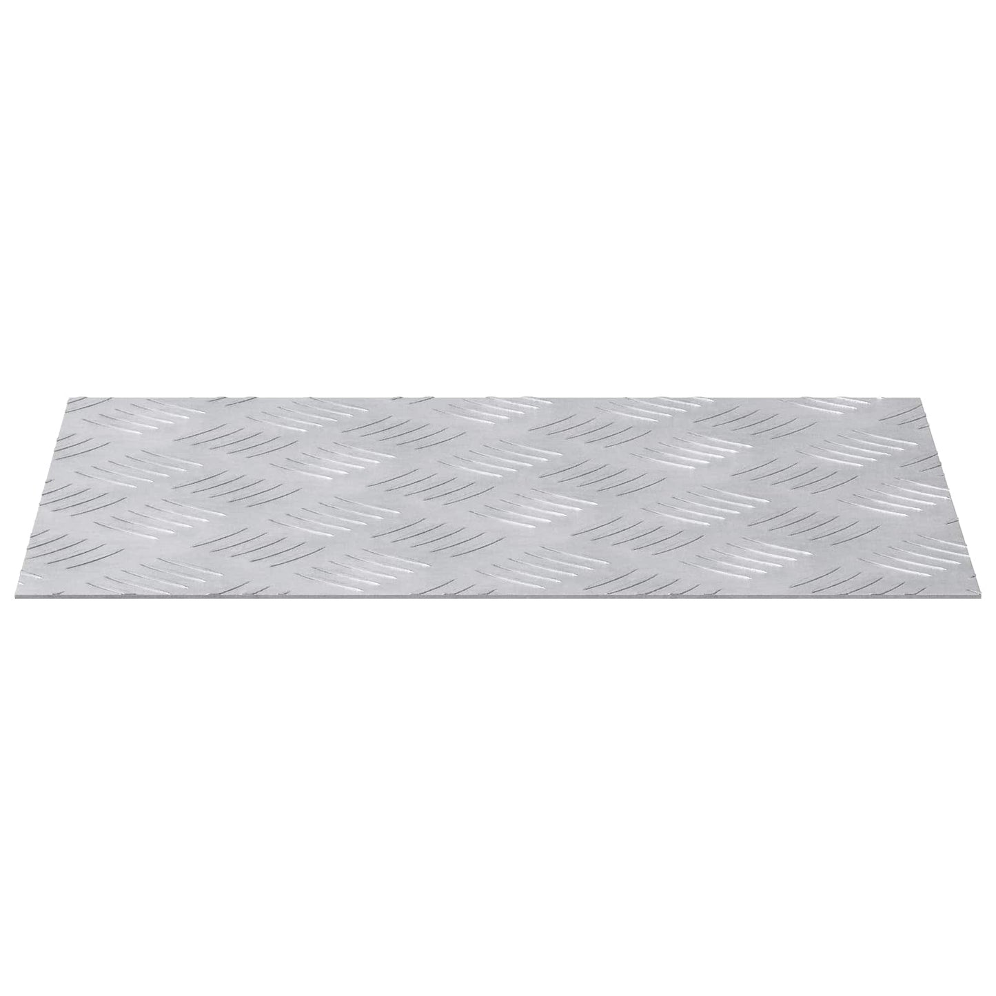 Vidaxx gradino rettangolare 4 pezzi argento 40 x 30 cm alluminio