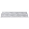 Vidaxx gradino rettangolare 2 pezzi argento 40 x 30 cm alluminio