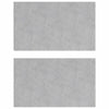 VidaXL gradino rettangolare 2 pezzi argento 50 x 30 cm in alluminio
