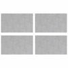 Vidaxx gradino rettangolare 4 pezzi argento 50 x 30 cm alluminio