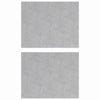 VidaXL gradino rettangolare 2 pezzi argento 50 x 40 cm in alluminio