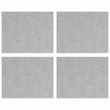 Vidaxx gradino rettangolare 4 pezzi argento 50 x 40 cm alluminio