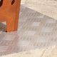 Vidaxx peldaño de escalera rectangular 2 piezas plata 80 x 40 cm aluminio