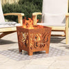 Vidaxx gradino rettangolare 2 pezzi argento 100 x 40 cm alluminio