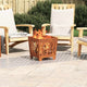 VidaXL gradino rettangolare 4 pezzi argento 100 x 40 cm in alluminio