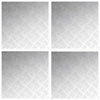 Vidaxl trap tread vierkant 4 pcs zilver 50 x 50 cm aluminium