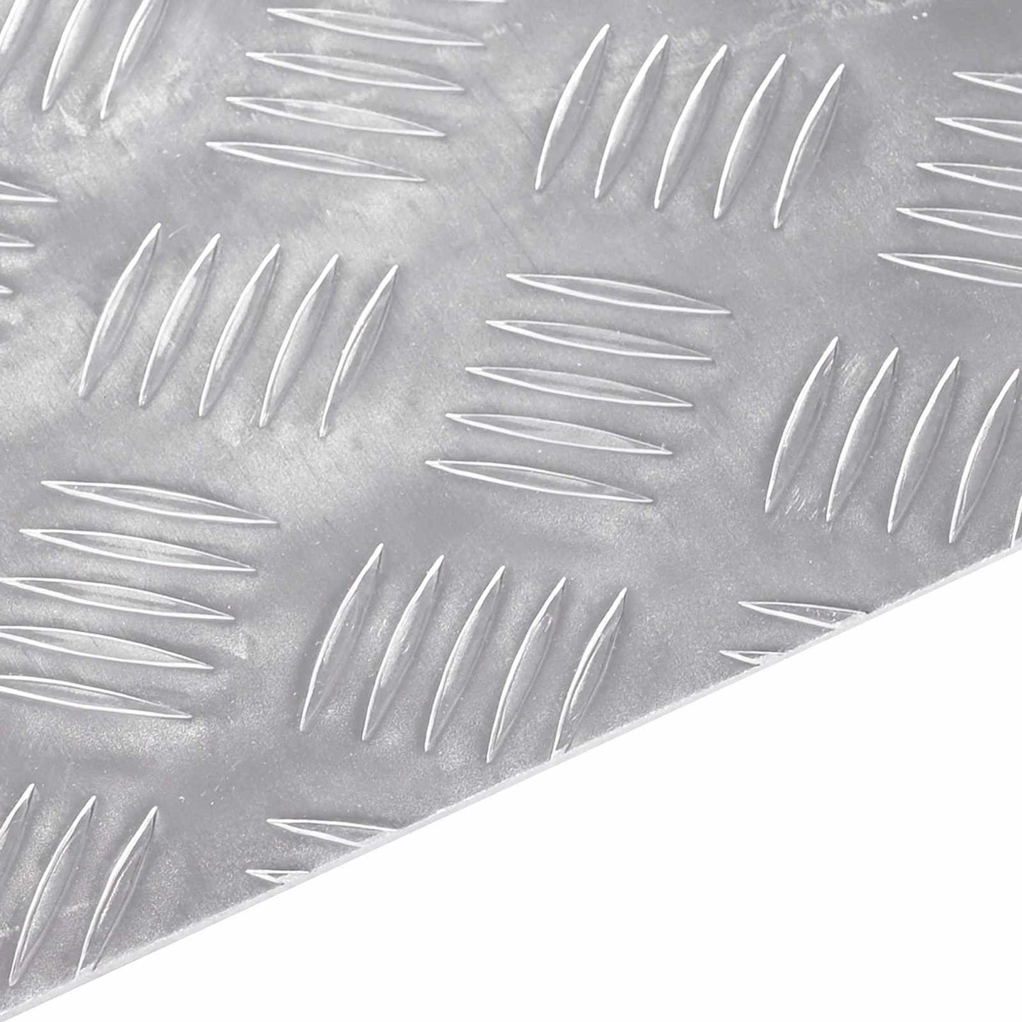 VidaXL gradino rettangolare 2 pezzi argento 60 x 50 cm in alluminio