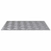 Vidaxx gradino rettangolare 4 pezzi argento 60 x 50 cm alluminio