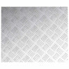 Vidaxx gradino rettangolare 4 pezzi argento 60 x 50 cm alluminio
