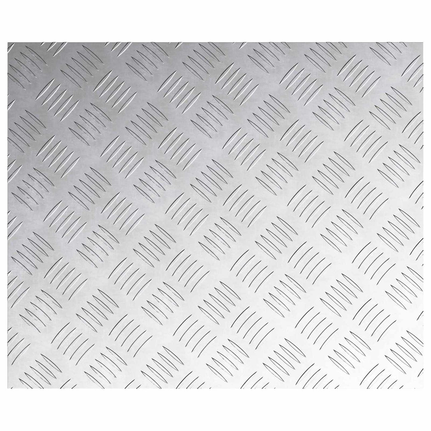 Vidaxx gradino rettangolare 4 pezzi argento 60 x 50 cm alluminio